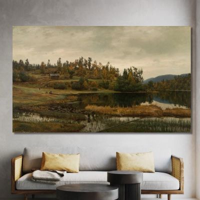 At Oklungen Porsgrund Amaldus Nielsen ani228 canvas print 
