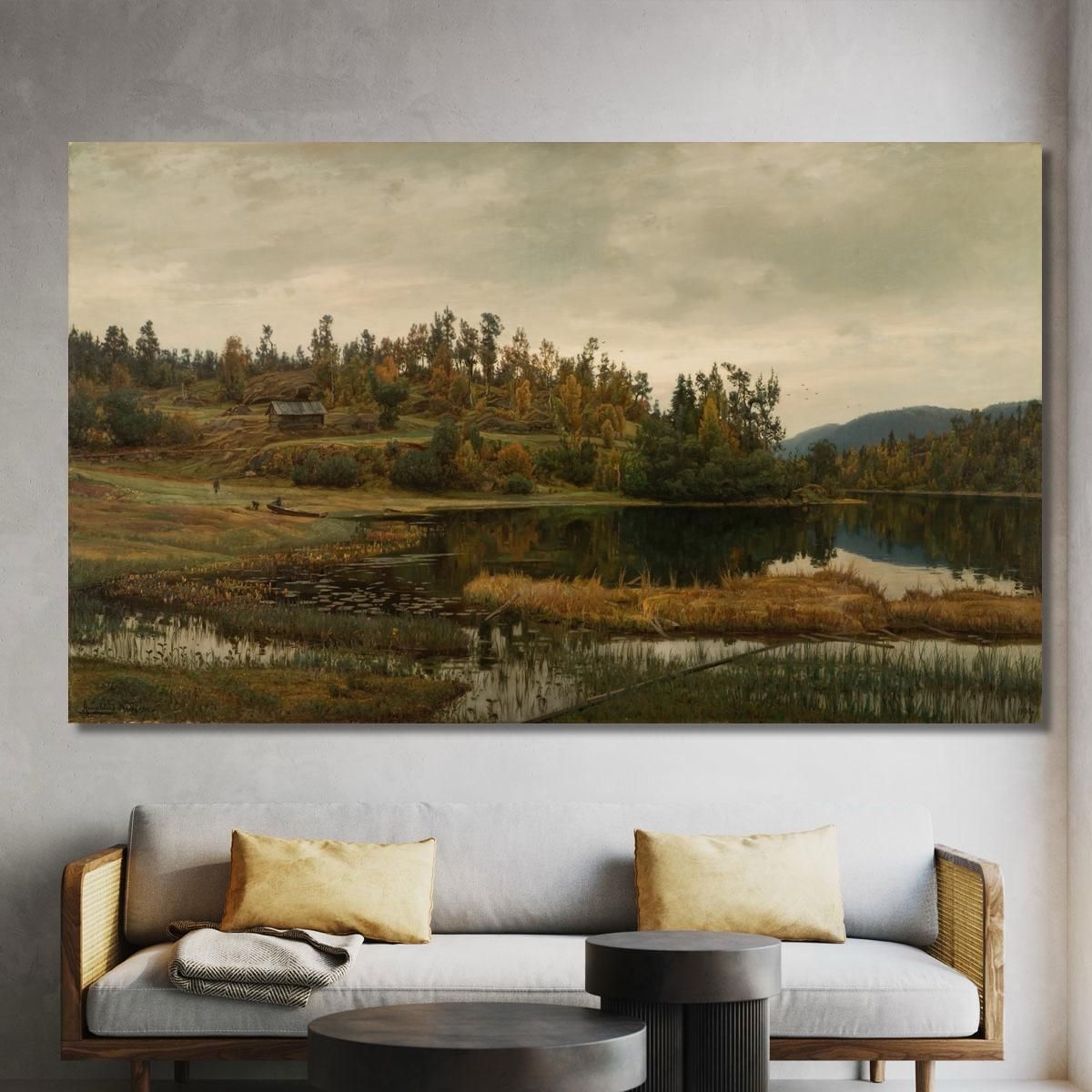 At Oklungen Porsgrund Amaldus Nielsen ani228 canvas print 