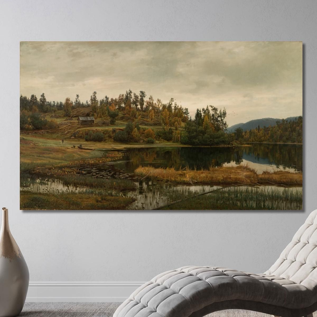 At Oklungen Porsgrund Amaldus Nielsen ani228 canvas print 