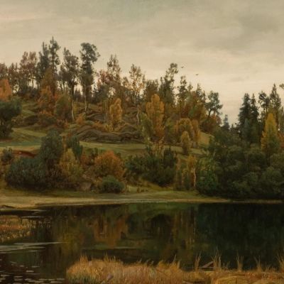 At Oklungen Porsgrund Amaldus Nielsen ani228 canvas print