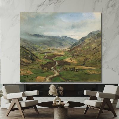 The Gastein Valley Ii Anton Romako arm14 canvas print 