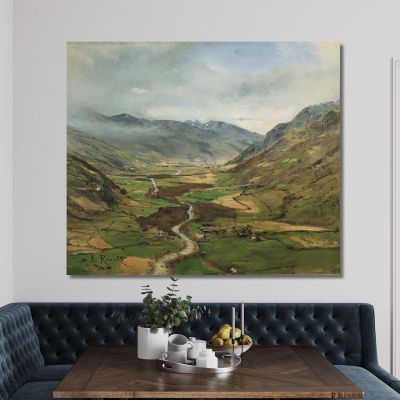 The Gastein Valley Ii Anton Romako arm14 canvas print 