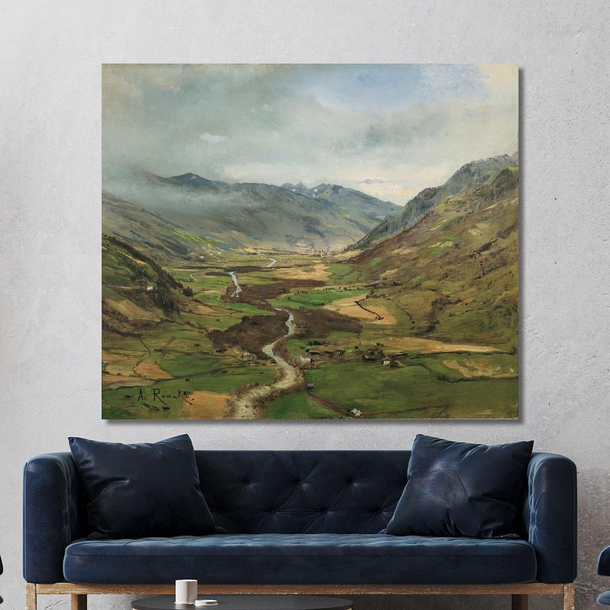 The Gastein Valley Ii Anton Romako arm14 canvas print 