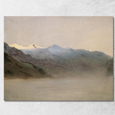 The Gastein Valley In The Mist Anton Romako arm15 canvas print 
