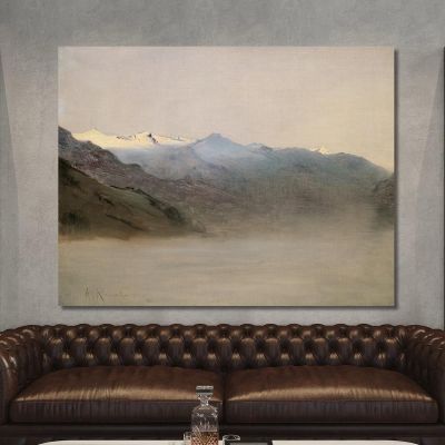 The Gastein Valley In The Mist Anton Romako arm15 canvas print 