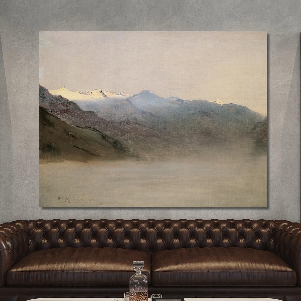 The Gastein Valley In The Mist Anton Romako arm15 canvas print 