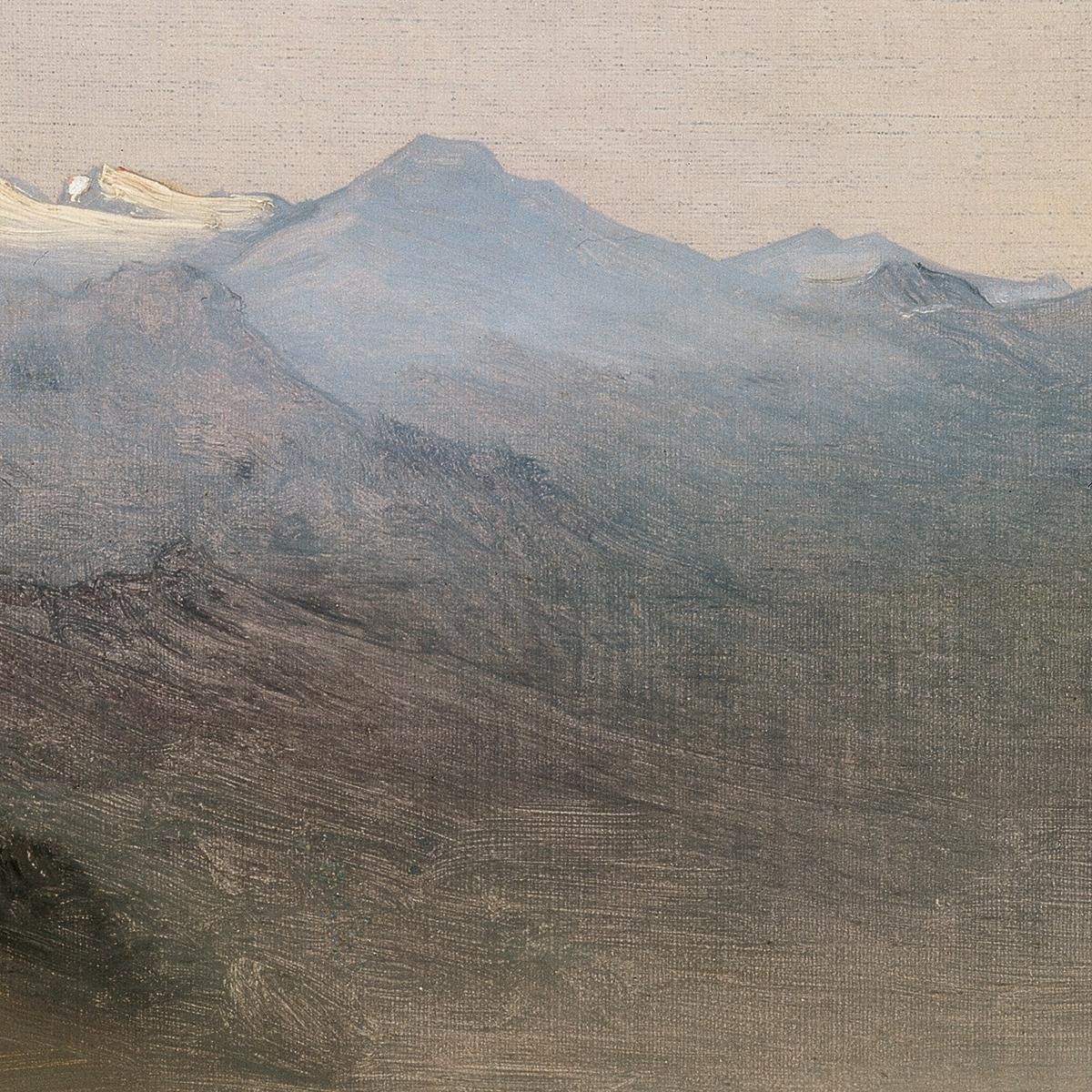 The Gastein Valley In The Mist Anton Romako arm15 canvas print