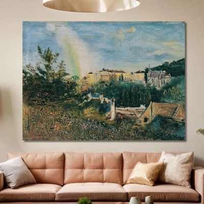 The Weilburg Near Baden Anton Romako arm25 canvas print 