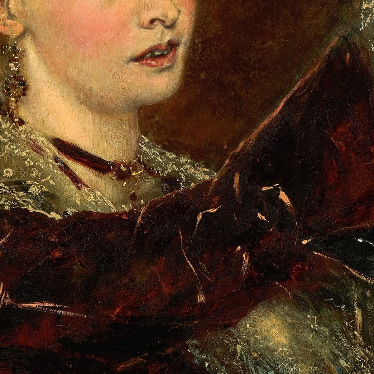 Elisabeth Von Nast-Kolb Née Hardegg Anton Romako arm26 canvas print