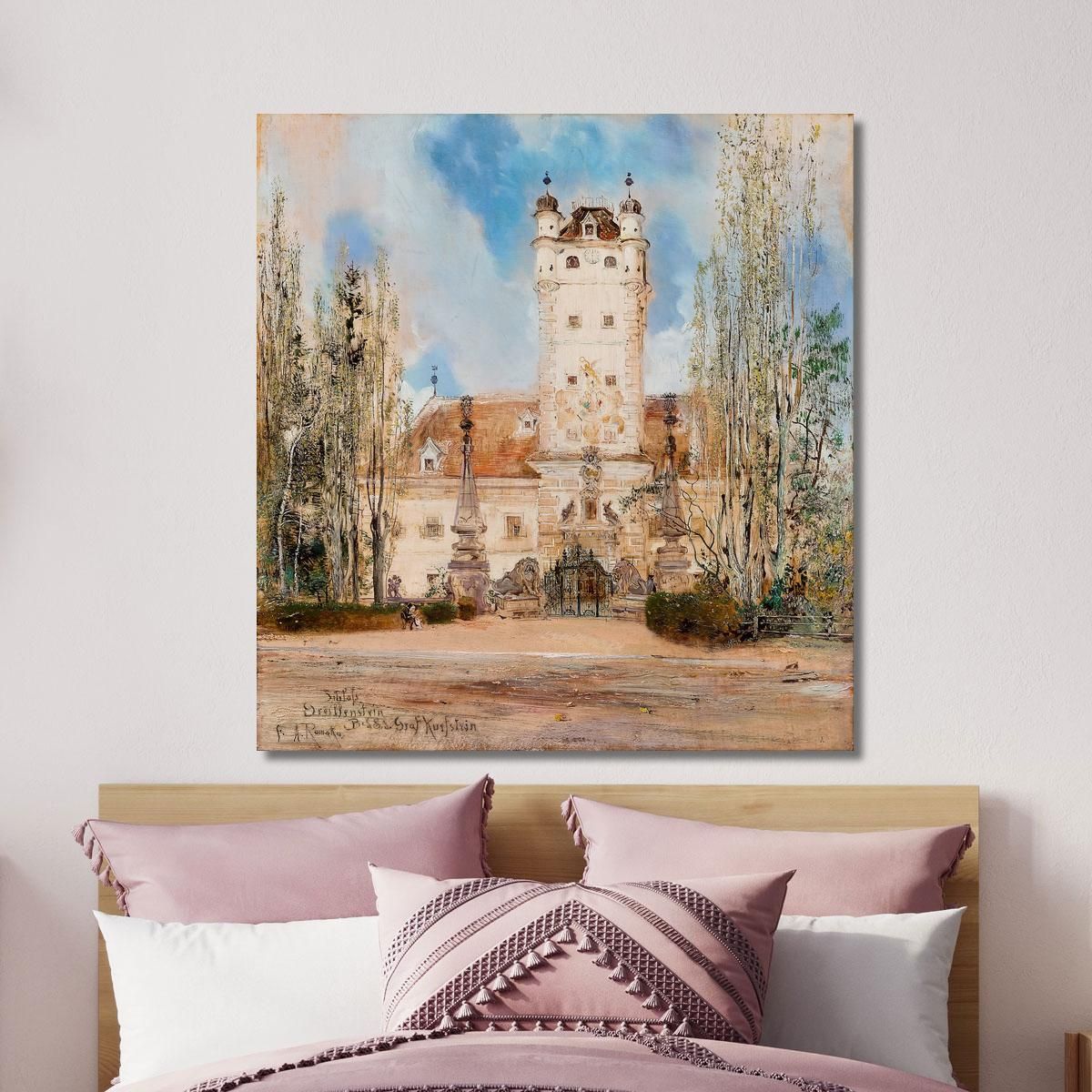 Greillenstein Castle Anton Romako arm29 canvas print 