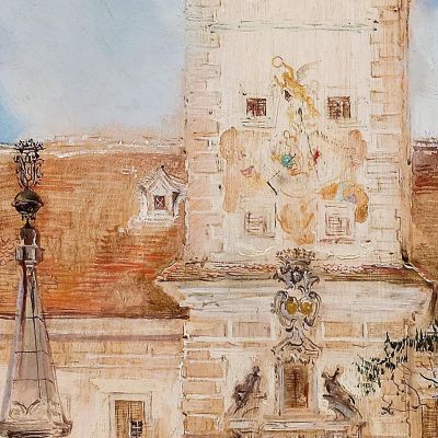 Greillenstein Castle Anton Romako arm29 canvas print