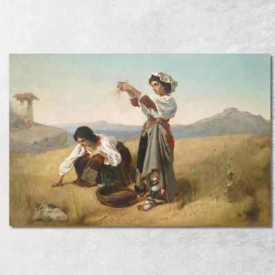 After The Harvest Anton Romako arm42 canvas print 