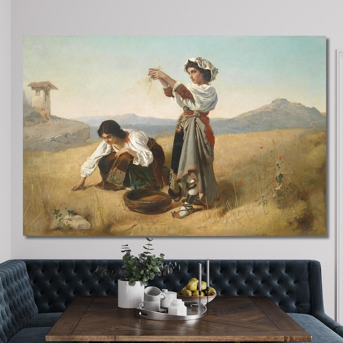 After The Harvest Anton Romako arm42 canvas print 