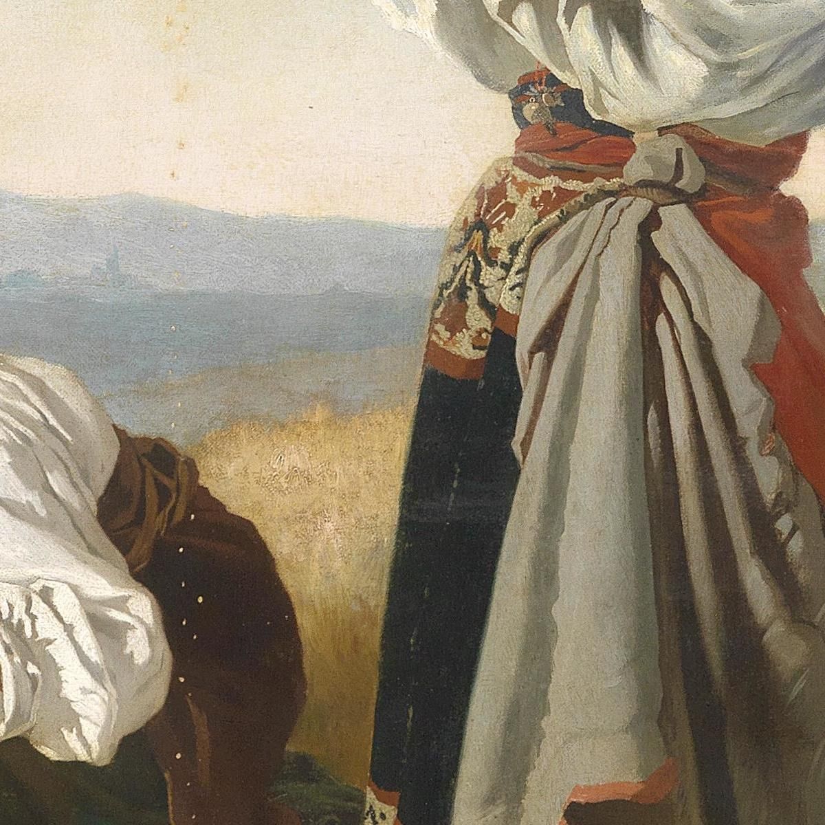 After The Harvest Anton Romako arm42 canvas print