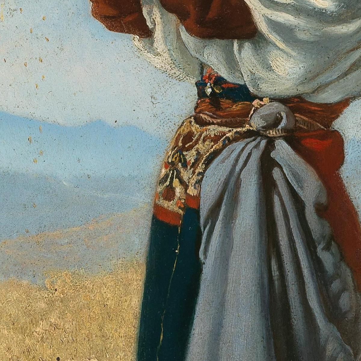 The Corn Gatherer Anton Romako arm56 canvas print