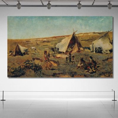 Gypsy Camp In The Puszta Anton Romako arm61 canvas print 