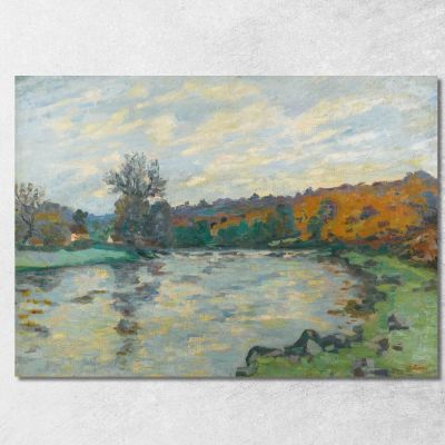Genetin Dam Crozant 2 Armand Guillaumin agl2 canvas print 