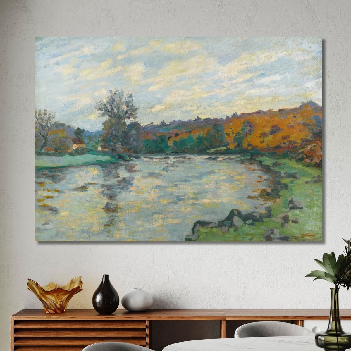 Genetin Dam Crozant 2 Armand Guillaumin agl2 canvas print 