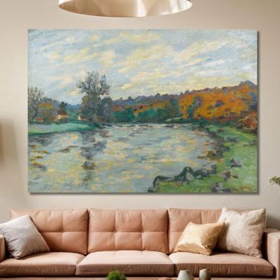 Genetin Dam Crozant 2 Armand Guillaumin agl2 canvas print 