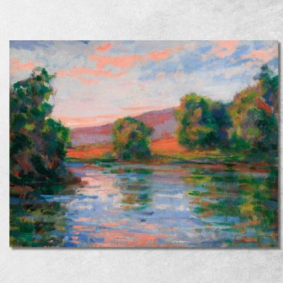 Waterside Armand Guillaumin agl4 canvas print 