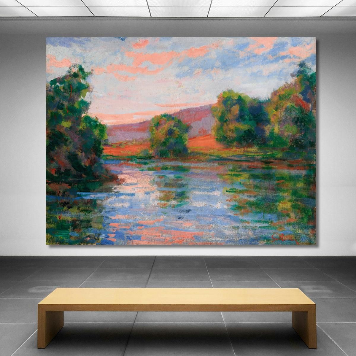 Waterside Armand Guillaumin agl4 canvas print 