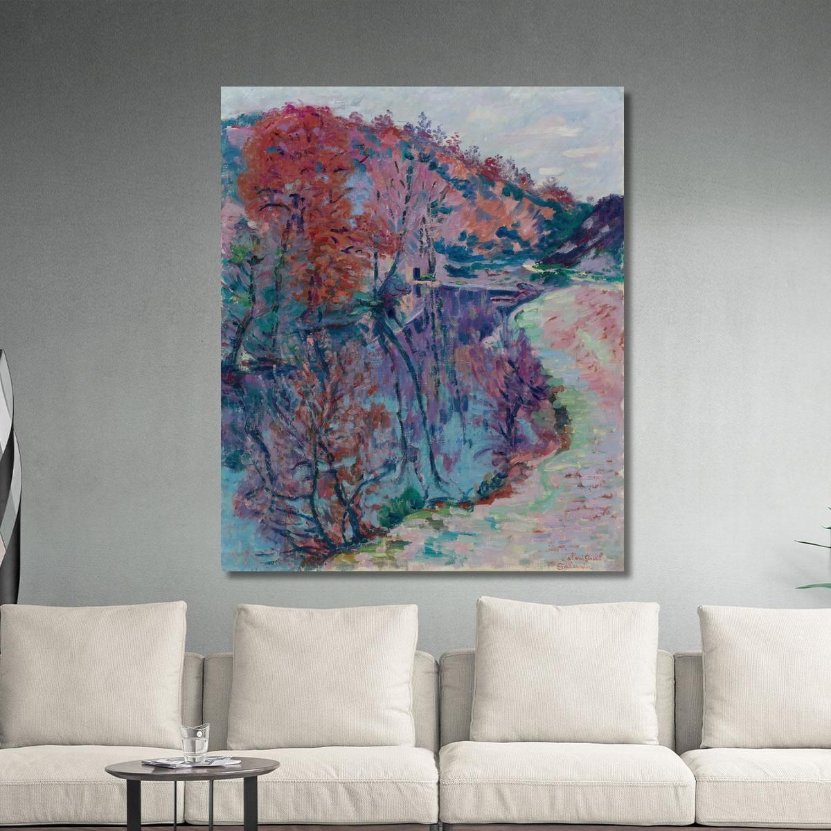 Banks Of The Sedelle Crozant Armand Guillaumin agl7 canvas print 