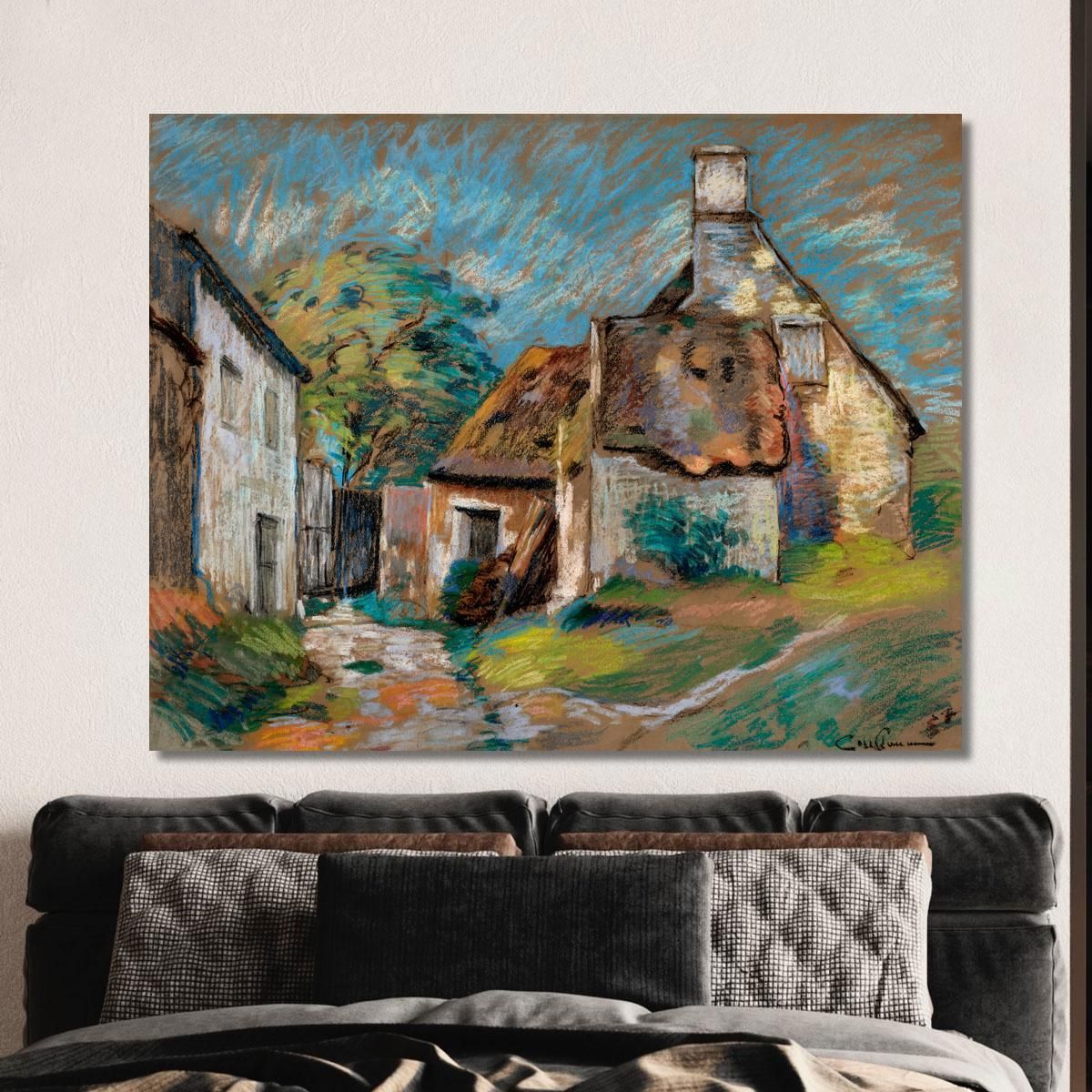 Cottages Armand Guillaumin agl8 canvas print 