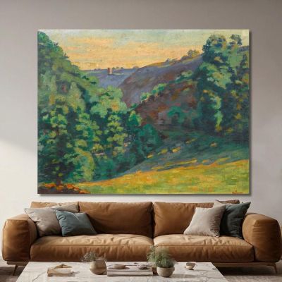 Crozant The Ravine Of The Sedelle At La Folie Armand Guillaumin agl14 canvas print 