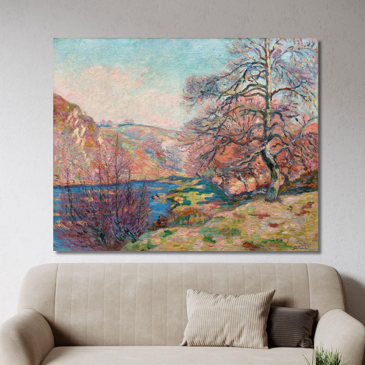 Crozant Armand Guillaumin agl16 canvas print 