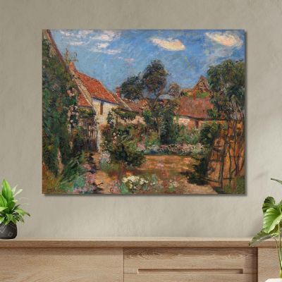 Garden At Janville-Sur-Juine Armand Guillaumin agl21 canvas print 