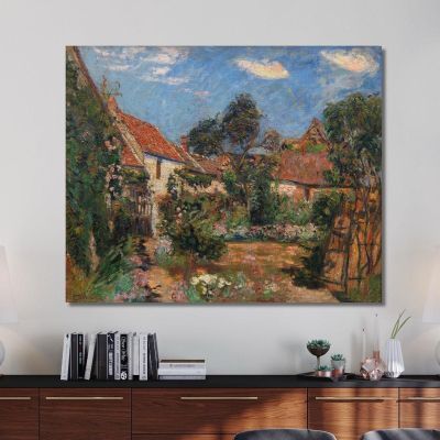Garden At Janville-Sur-Juine Armand Guillaumin agl21 canvas print 
