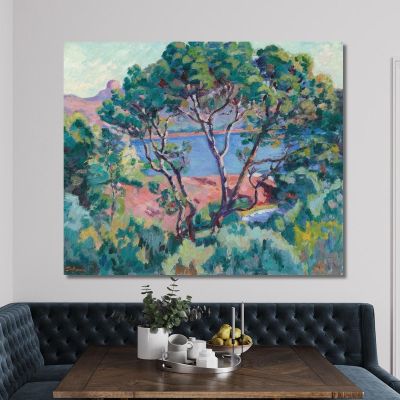 The Bay Of Agay Armand Guillaumin agl23 canvas print 