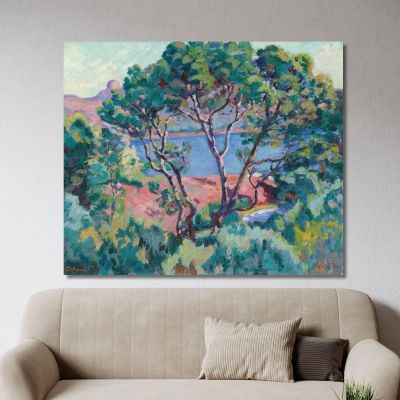 The Bay Of Agay Armand Guillaumin agl23 canvas print 