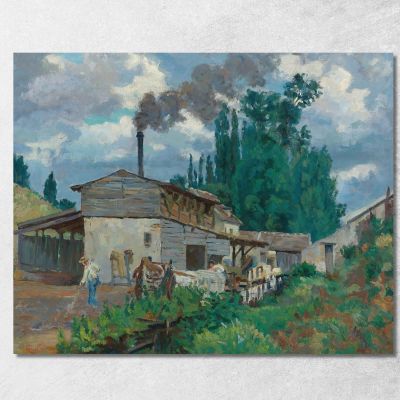 The Banks Of The Bièvre Armand Guillaumin agl40 canvas print 