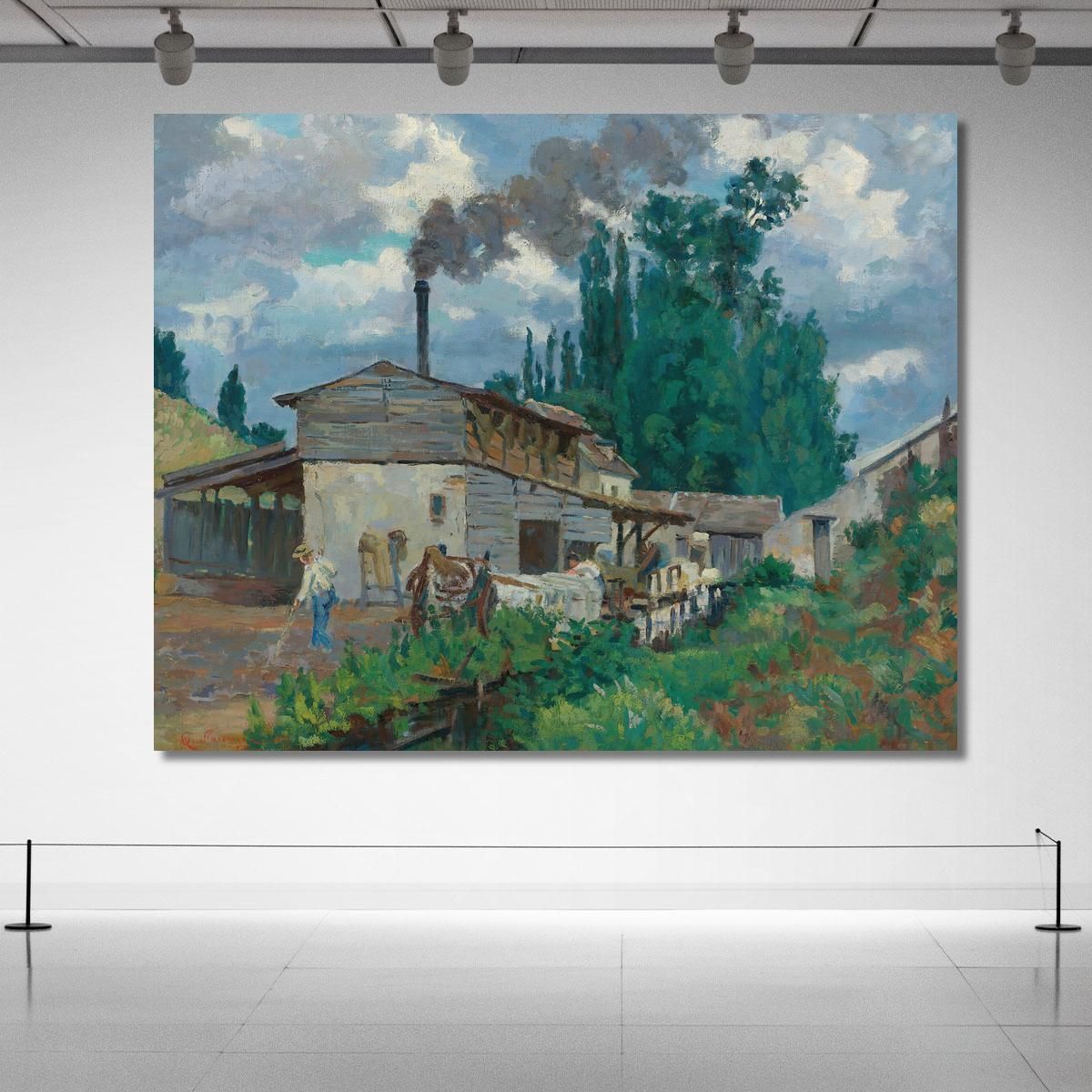 The Banks Of The Bièvre Armand Guillaumin agl40 canvas print 