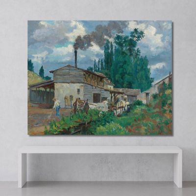 The Banks Of The Bièvre Armand Guillaumin agl40 canvas print 