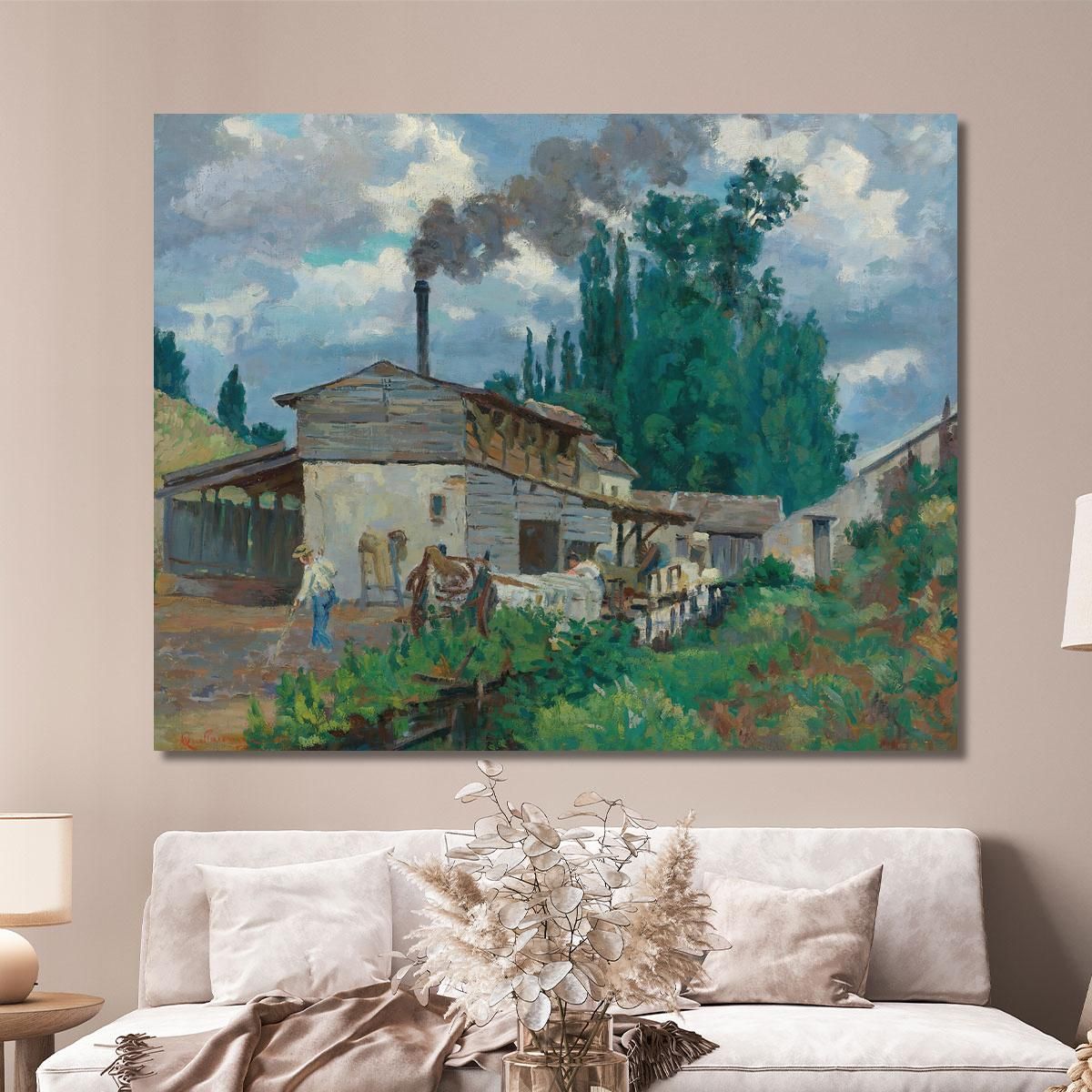 The Banks Of The Bièvre Armand Guillaumin agl40 canvas print 