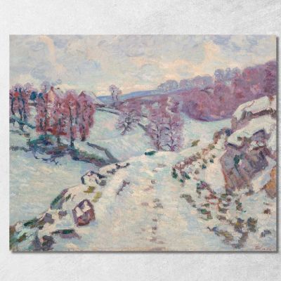 Snow Armand Guillaumin agl52 canvas print 