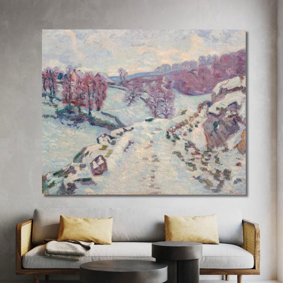 Snow Armand Guillaumin agl52 canvas print 