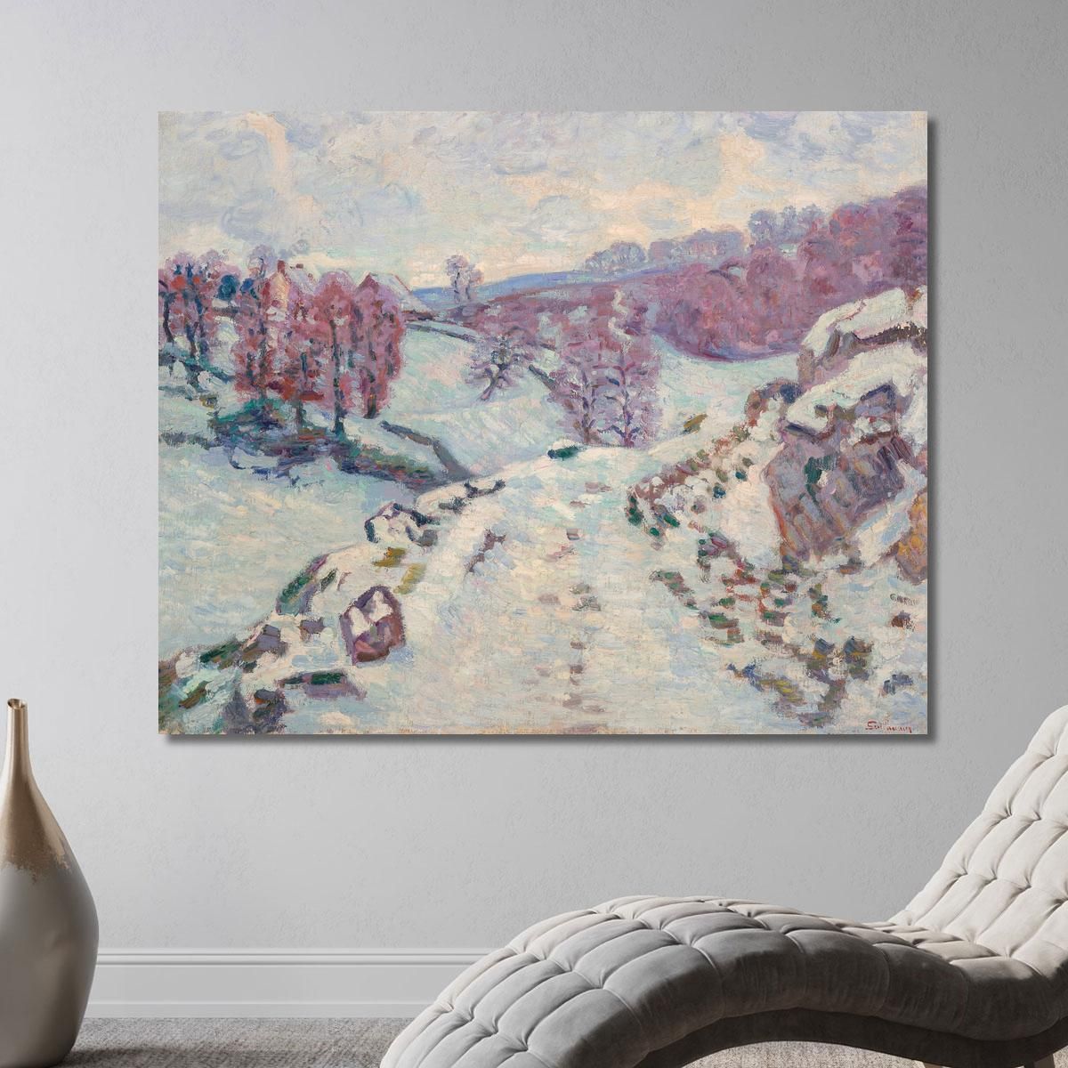 Snow Armand Guillaumin agl52 canvas print 