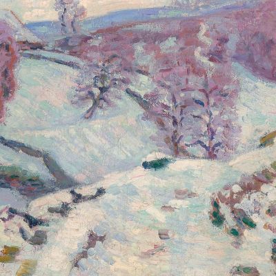 Snow Armand Guillaumin agl52 canvas print