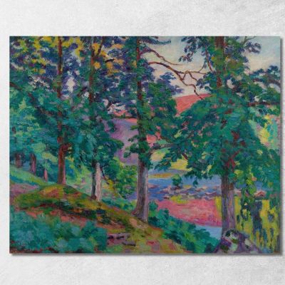 Landscape Of The Creuse 2 Armand Guillaumin agl58 canvas print 