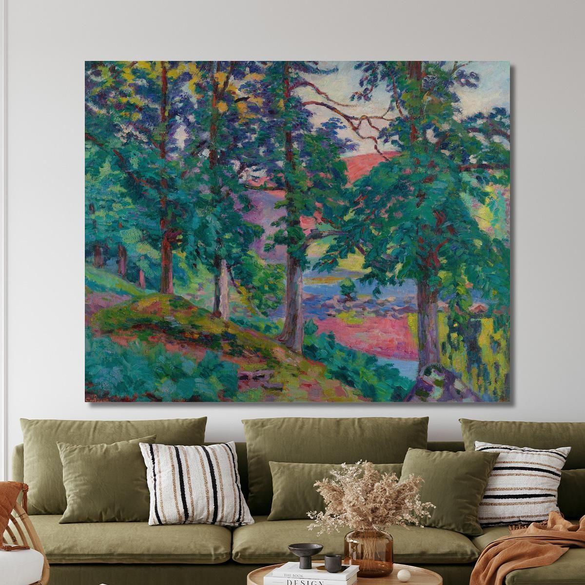 Landscape Of The Creuse 2 Armand Guillaumin agl58 canvas print 