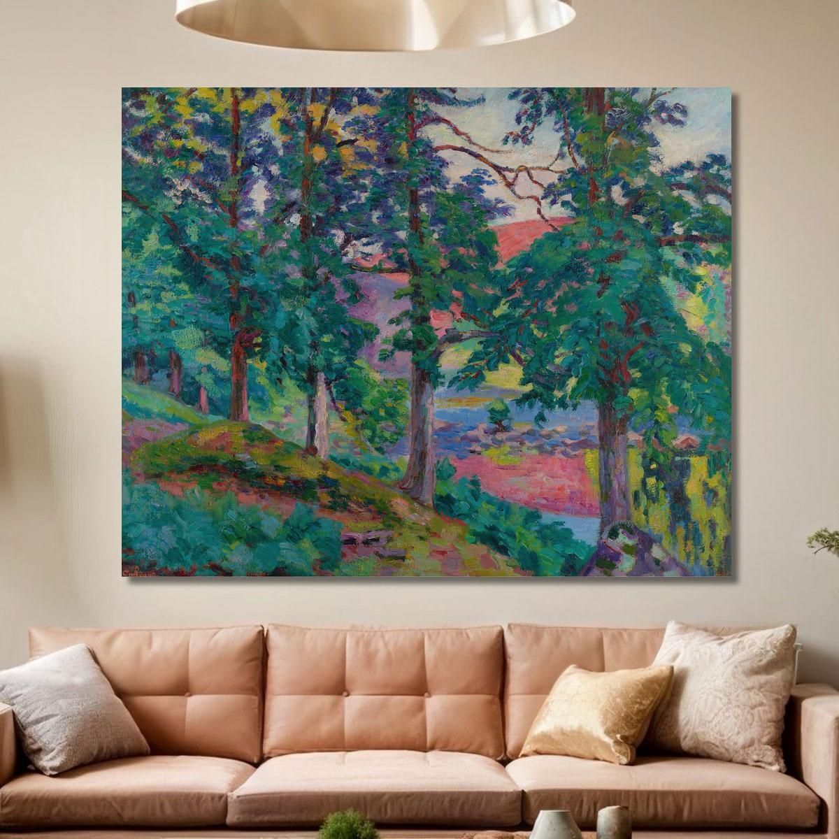 Landscape Of The Creuse 2 Armand Guillaumin agl58 canvas print 