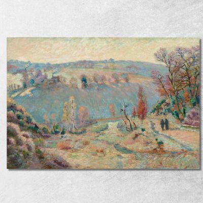 Valley Of The Sedelle At Pont Charraud White Frost Armand Guillaumin agl92 canvas print 