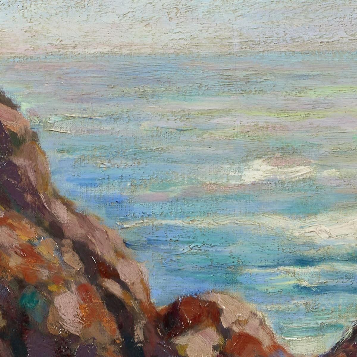 Sailboat At Agay Armand Guillaumin agl96 canvas print