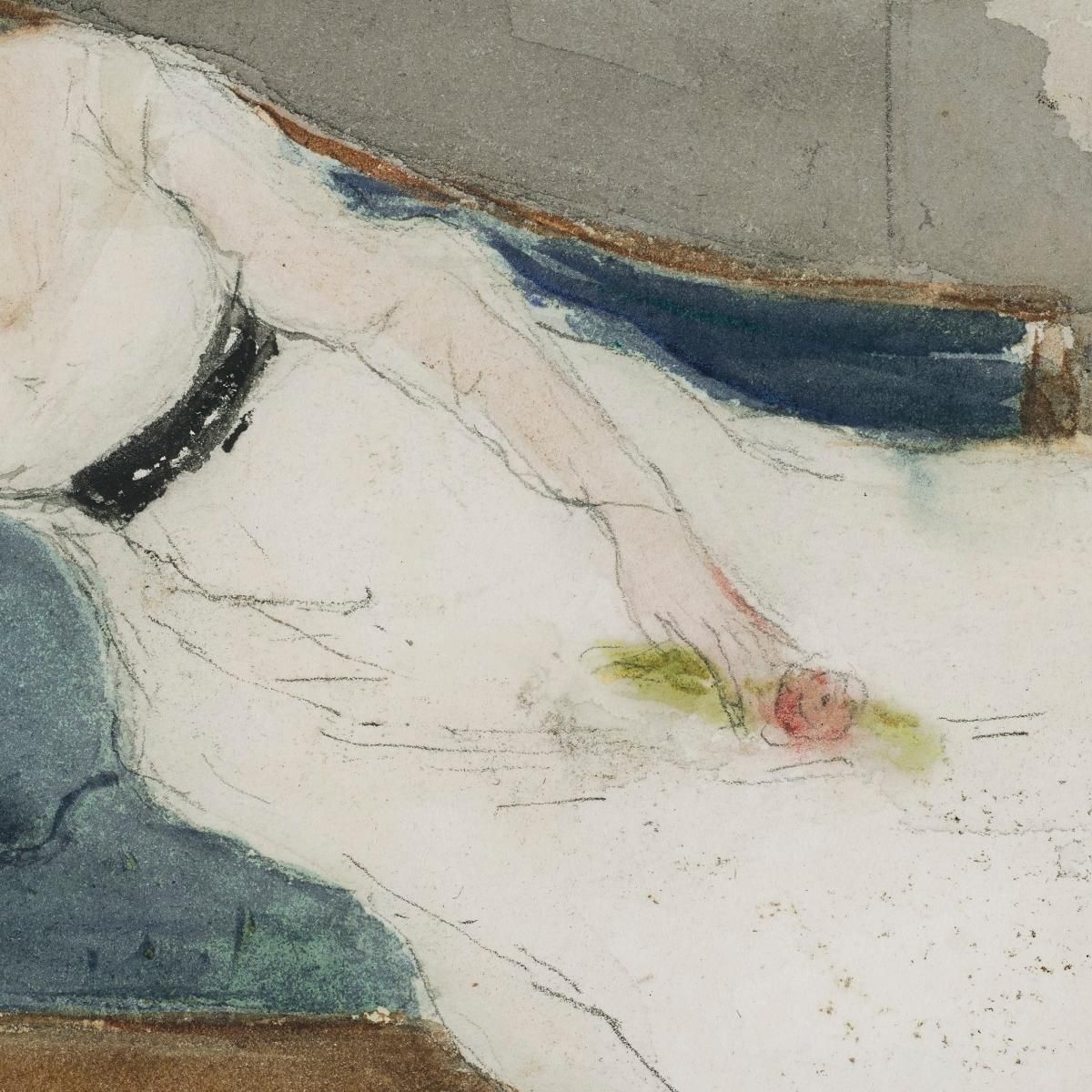 Mme Gobillard And Her Daughter Paule Berthe Morisot bmr23 canvas print