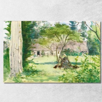 Landscape Berthe Morisot bmr26 canvas print 