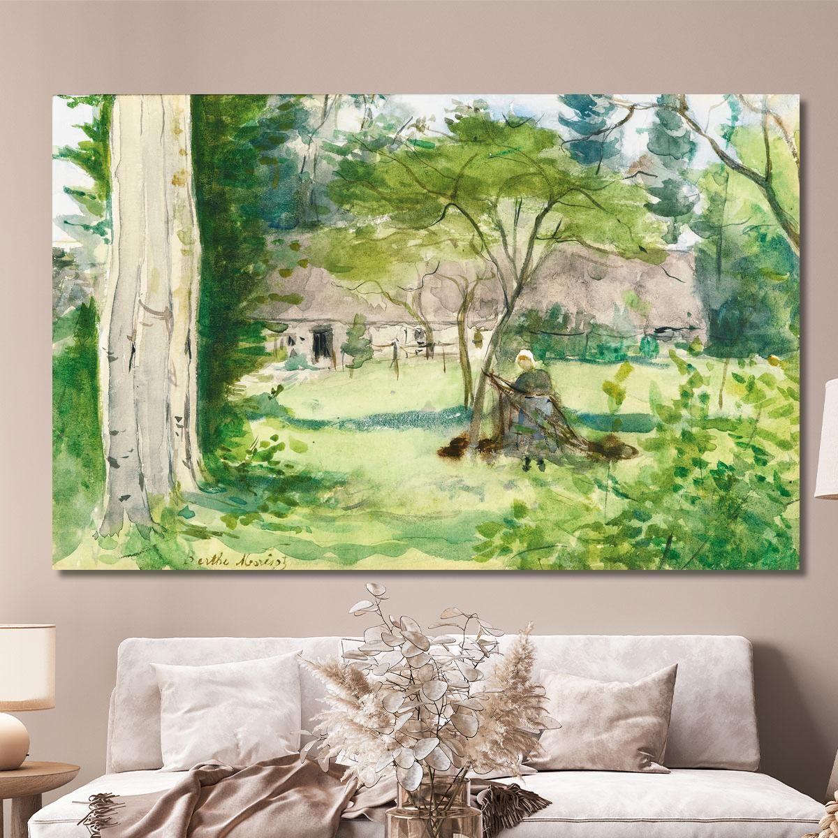 Landscape Berthe Morisot bmr26 canvas print 