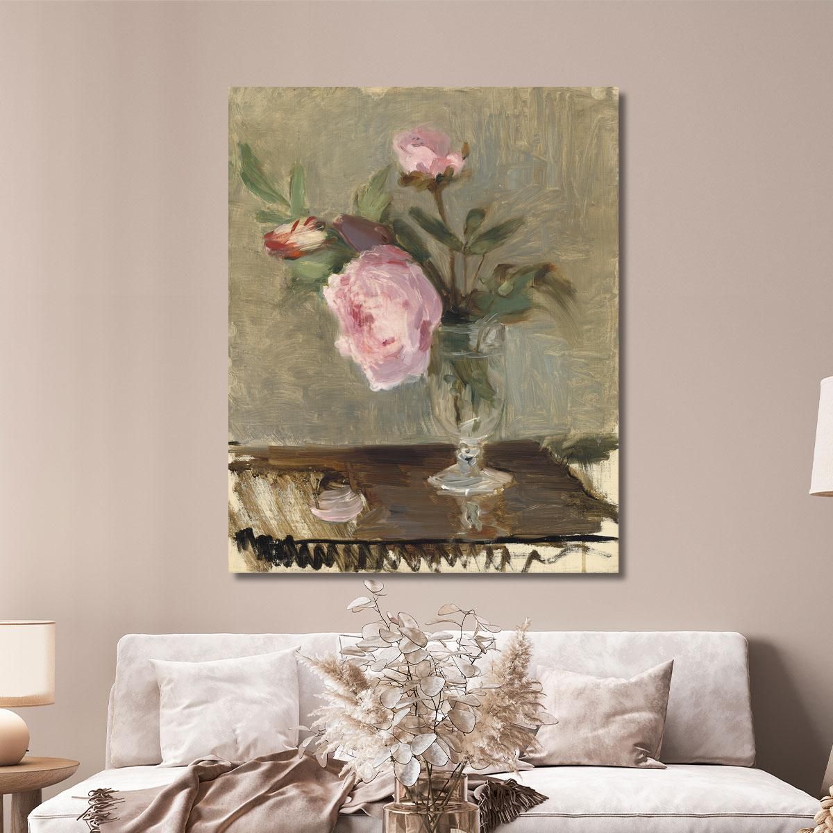 Peonies Berthe Morisot bmr27 canvas print 